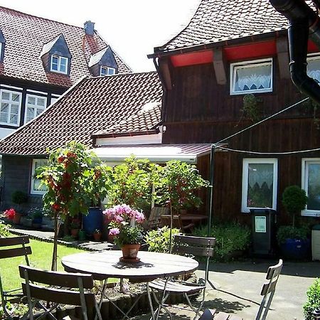 Altes Tageloehnerhaus Von 1510 Mit Garten Und Parkplatz Goslar Kültér fotó